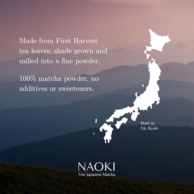Naoki Matcha Superior Ceremonial Blend – Authentic Japanese First Harvest Ceremonial Grade Matcha Green Tea Powder from Uji, Kyoto (40g / 1.4oz)