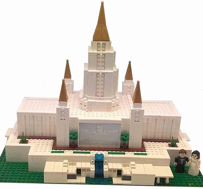 Brick'Em Young Oakland Temple - Pieces - Ages 12+