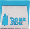 SILVER Dark Side Light Side Premium Stainless Steel Napkin Holder Stand for home kitchen dinner table theme party RV camper restaurant