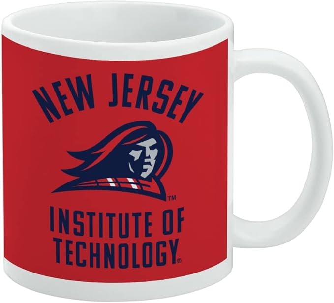 New Jersey Institute of Technology Highlanders Logo Ceramic Coffee Mug, Novelty Gift Mugs for Coffee, Tea and Hot Drinks, 11oz, White