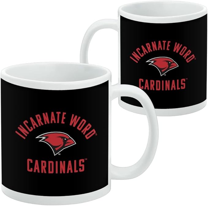 University of the Incarnate Word Cardinals Ceramic Coffee Mug, Novelty Gift Mugs for Coffee, Tea and Hot Drinks, 11oz, White