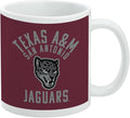 Texas A&M University-San Antonio Jaguars Logo Ceramic Coffee Mug, Novelty Gift Mugs for Coffee, Tea and Hot Drinks, 11oz, White