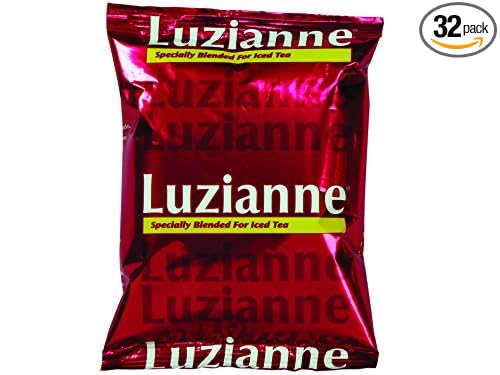 Luzianne Open Brew Tea Bags with Filters, 4oz Bags (Pack of 32)