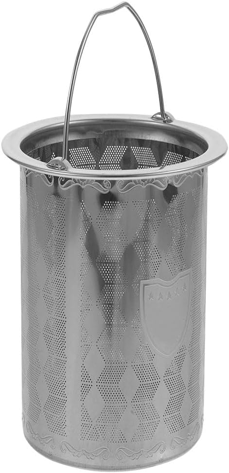 PRETYZOOM Stainless Steel Tea Infuser Mesh Strainer with Handle Replacement Tea Filter Basket for Loose Leaf Brewing in Teapots and Cups 3.54 Inch Compact Size