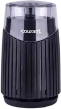 Courant Electric Coffee Grinder One Touch, Coffee Bean and Spice Grinder, With Heavy-Duty Stainless Steel Blades Durable Base,150 Watt Powerful Motor, Black