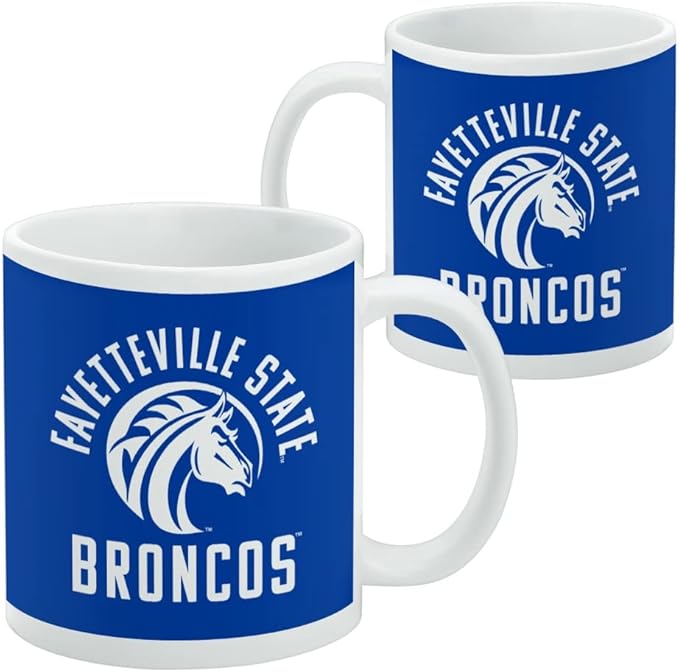 Fayetteville State Tigers Logo Ceramic Coffee Mug, Novelty Gift Mugs for Coffee, Tea and Hot Drinks, 11oz, White