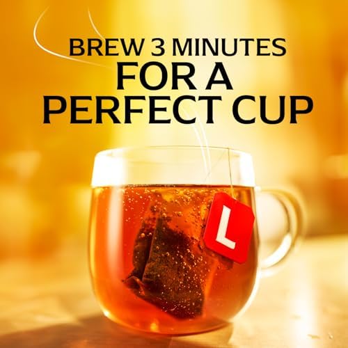 Lipton Earl Grey Black Tea Bags, Italian Citrus Bergamot Flavor, 20 Total Tea Bags