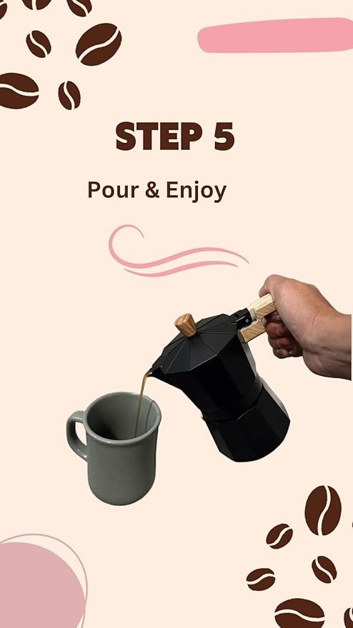 COFFEE BREWING KIT WITH POT, 6 PCS MANUAL, HAND CRANK GRINDER, MEASURING SPOON AND FILTERS, NEW IDEAS PRODUCT, GIFT SET FOR MANUAL COFFEE MAKER