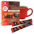 Javita Burn + Control Instant Coffee – Smooth Arabica, Robusta Blend with Garcinia & Yerba Mate – Supports Metabolism & Daily Energy – Convenient Slim-Style Coffee Mix (1 box/24 serv.)