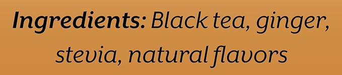 Cozy Up 36-Count Ginger Black Tea with Stevia Pods Compatible with Keurig K-Cup Brewers
