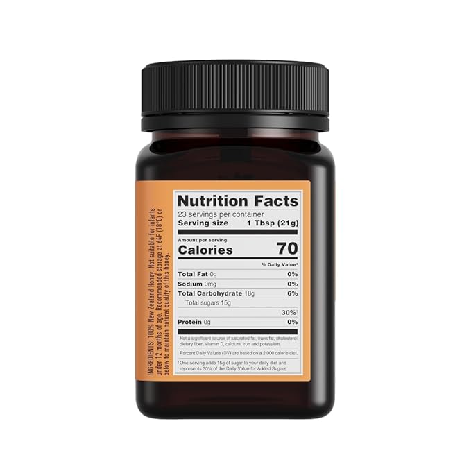 Egmont Honey Raw Manuka Honey MGO 50+ 17.6oz (500g) NON-GMO, Kosher, Recycled plastic jar, Traceable 100% Pure Authentic New Zealand Honey, MGO Certified