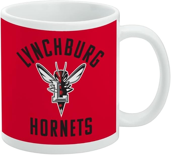 University of Lynchburg Hornets Logo Ceramic Coffee Mug, Novelty Gift Mugs for Coffee, Tea and Hot Drinks, 11oz, White
