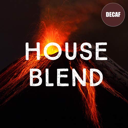 Volcanica House Decaf Coffee, Whole Bean, Swiss Water Processed, Fresh Roasted, 5 lbs