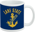 Lake Superior State University Lakers Ceramic Coffee Mug, Novelty Gift Mugs for Coffee, Tea and Hot Drinks, 11oz, White