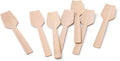 Mini Bamboo Utensils - 200PK Mini Bamboo Spoons 3.54" Rectangular Disposable Small/Tiny Spoon for Jelly/Pudding/Yogurt/Desert/Cake/Tasting Natural 100% Compostable Biodegradable Renewable