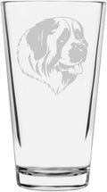 Moscow Watchdog Custom Personalized Dog Themed Etched All Purpose 16oz Pint Glass