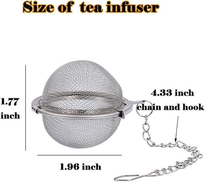 3 Pcs Tea Infusers for Loose Tea Leaf Steeper Tea Balls for Loose Tea Diffusers for Loose Tea Stainless Steel Tea Infuser Loose Leaf Tea Steeper with Metal Pendant (Bee 3)