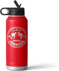 Wrestling Coach gifts, Tumbler, Coach tumbler, Wrestling gifts, Coach Beer glass, Coach gift, Coach gifts, Wrestling Coach (Wrestling Circle, Red, 32oz Water Bottle)