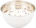 Restaurantware Met Lux 3 Quart Metal Mixing Bowls 1 German Deep Flour Bowl - Corrosion-Resistant Dishwasher-Safe Stainless Steel Metal Prep Bowl Durable For Baking And Cooking