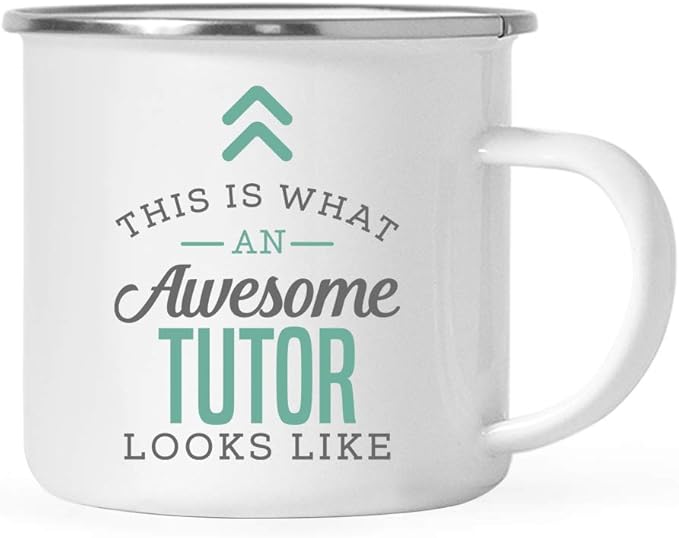 Andaz Press 11oz. Stainless Steel Campfire Coffee Mug Gift, This Is What An Awesome Tutor Looks Like, 1-Pack, Tutor Appreciation Tutor Gifts Tutor Mug Gifts For Tutor Christmas Ideas For Tutors