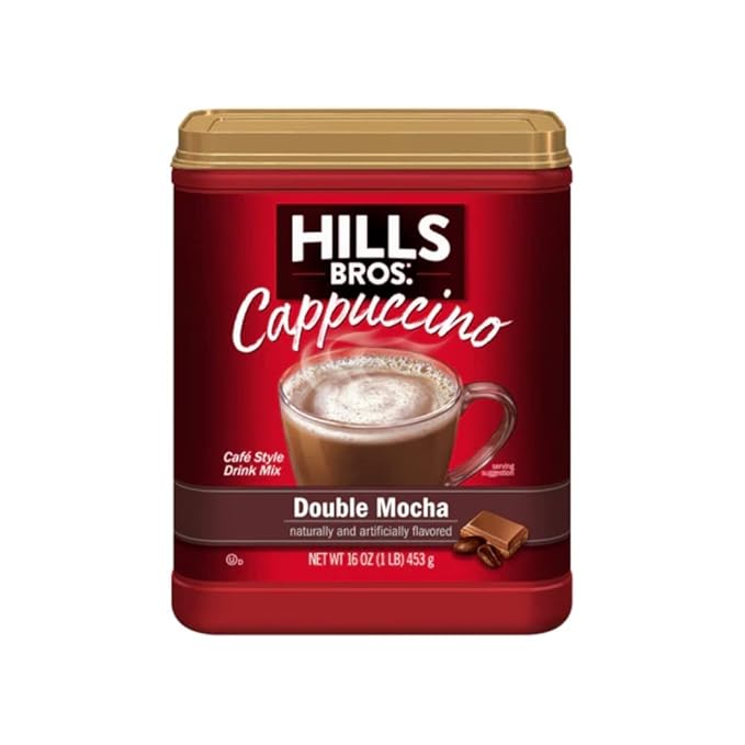 Hills Bros. Flavor Coffee (Double Mocha, 16 Ounce (Pack of 8)