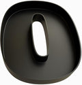Hard Plastic Reusable Fillable Letters Numbers Serving Trays for Party Decoration (0, Black)