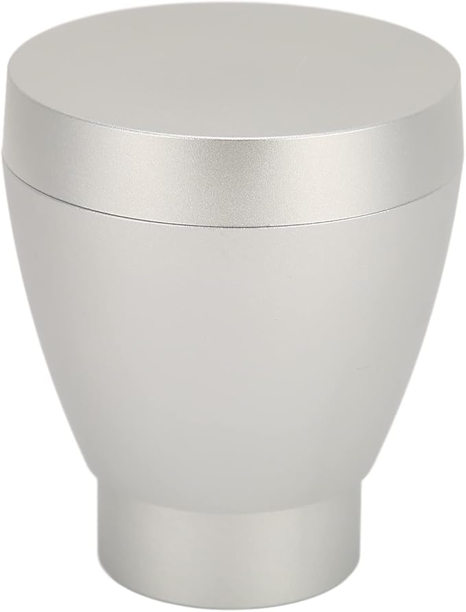 60g Reusable Aluminium Alloy Coffee Grinder Bean Bin (Silver)