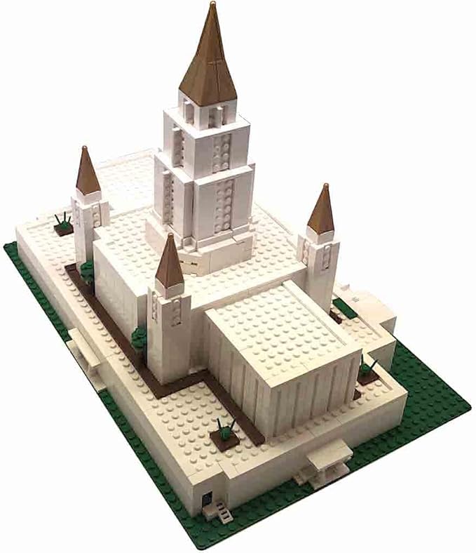 Brick'Em Young Oakland Temple - Pieces - Ages 12+
