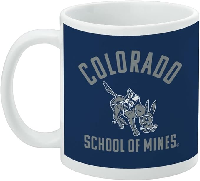 Mines Oredigger Ceramic Coffee Mug, Novelty Gift Mugs for Coffee, Tea and Hot Drinks, 11oz, White