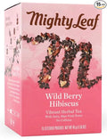 Whole Leaf Tea Pouches, Wild Berry Hibiscus, 15/Box