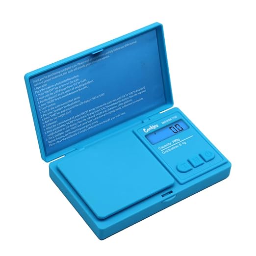True 42 Maxim 201 Special Edition 200gx0.01g Precision Gram Scale for Jewelry/Food/Medicine Pocket Scale, Paisley 200g 0.01g (Cookies Blue)