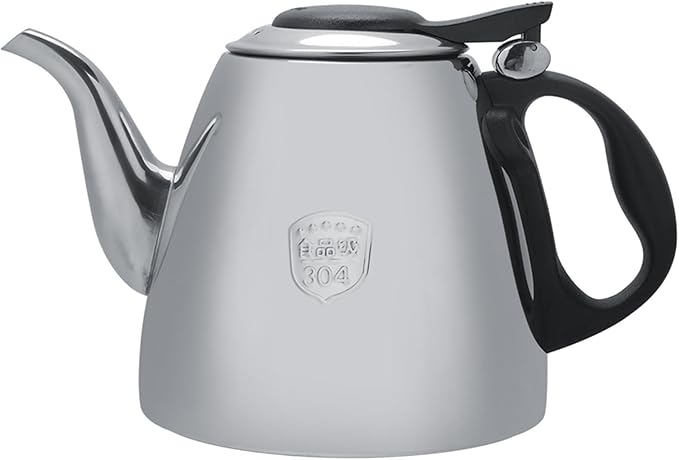 1.5L Stovetop Tea Kettle,Stainless Steel Stove top Teapot Tea Coffee Pot Kettle with Heat Resist Handle for Home