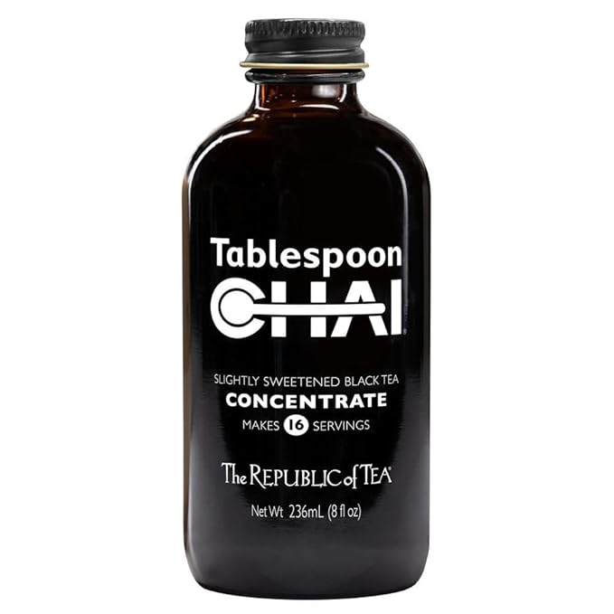 The Republic of Tea - Tablespoon Chai, Black Tea Chai Concentrate, 8 fl oz -16 Servings