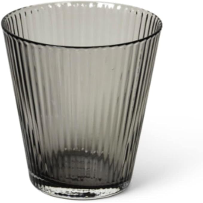 Rosendahl Grand Cru Nouveau Glass Tumbler Set (Set of 4) - 8.8 Fl. Oz. - Lead-Free, Dishwasher Safe, Elegant Clear Glass Drinkware for Water, Juice, Coffee, and Wine - Modern, Durable (Smoke)