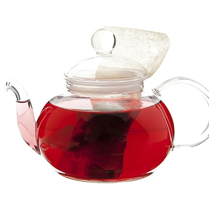 Bingo Blueberry Herbal Tea - 4oz | Loose Leaf Fruit Tea Blend | Caffeine Free | Bold Blueberry Flavor | Light Burgundy Color | Great Hot or Iced | Naturally Flavored & Herbal Brew