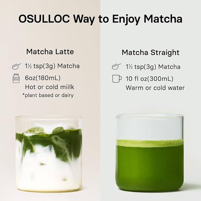 OSULLOC Volcanic Isle Matcha Powder, Premium Korean Matcha, Green tea powder from Jeju Island (2.12oz, 60g)