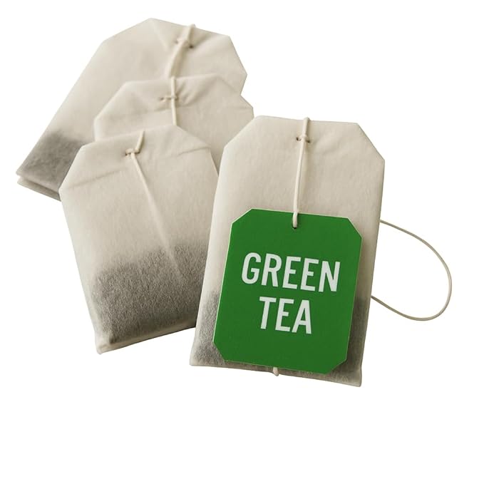 Hand-Picked Black & Green Tea Bags 100 Count Pack | Bold & Smooth Premium Blend for Hot or Iced Tea | Antioxidant-Rich Breakfast Tea Fresh Flavorful & Aromatic Brew 3.52 oz (Green Tea)