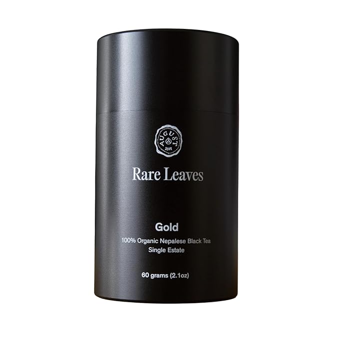 August Uncommon Loose Leaf Black Holiday Tea (Loose Leaf Tin 2.1 oz, Single Estate Nepalese)