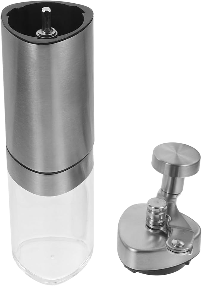 Manual Coffee Bean Grinder Stainless Crank Grinder Bean Pepper Mill for Home Office Travel Camping