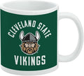 Cleveland State University Vikings Logo Ceramic Coffee Mug, Novelty Gift Mugs for Coffee, Tea and Hot Drinks, 11oz, White