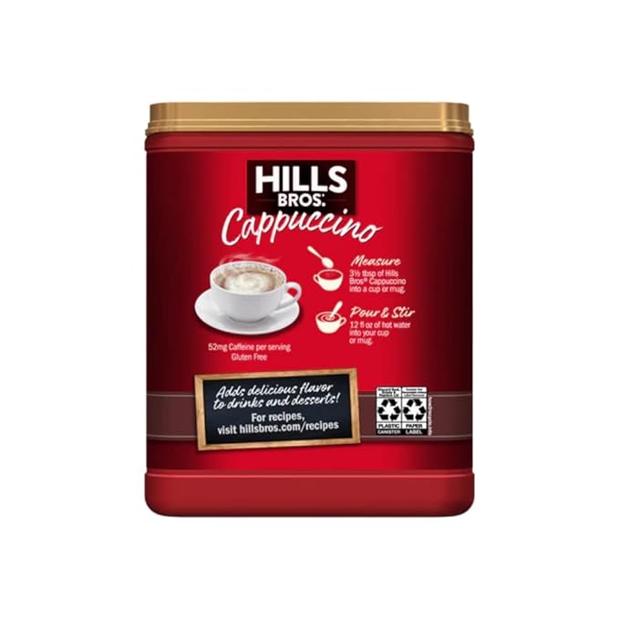 Hills Bros. Flavor Coffee (Double Mocha, 16 Ounce (Pack of 4)