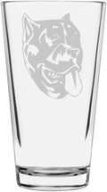 Kanni Custom Personalized Dog Themed Etched All Purpose 16oz Pint Glass