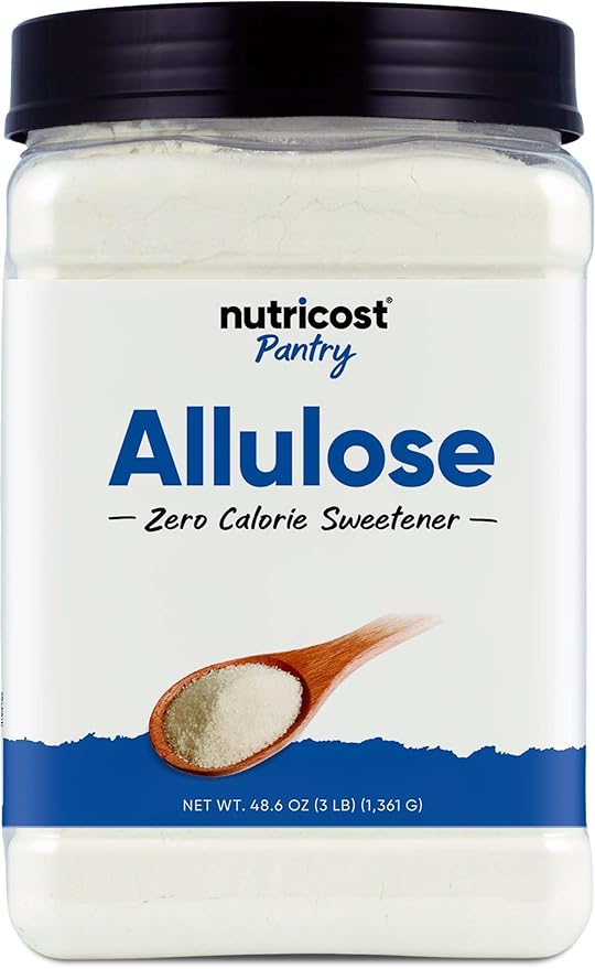 Nutricost Allulose Sweetener (3 LB) - 0 Calorie, Low Carb, KETO, Natural Sugar Alternative, Crystalline Powder