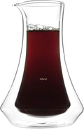 KRUVE EVOKE Coffee Carafe - Elegant Double-Wall Glass Design, 20oz (600ml) Capacity for Perfectly Brewed Coffee, Ideal for Entertaining Guests and Coffee Lovers, Keeps Your Brew Hot and Hands Cool