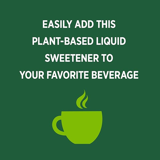 Whole Earth Stevia & Monk Fruit Liquid Sweetener, Original, No Erythritol, Squeeze Bottle, 1.62 Fl Oz (Pack of 12)