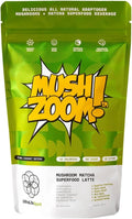 Ultra Life Sport - Mush Zoom - Energizing Coconut Matcha Focus & Vitality Blend - 30 Servings, Organic Mushroom Powder Drink - 7 Mushrooms Supplement Complex - Coconut Matcha Flavor, 100% Vegan