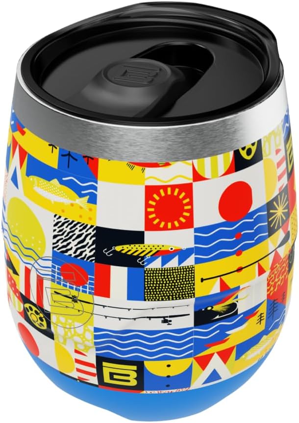 BOTE MagnePod Drinkware MAGNETumbler Stemless Wine Tumbler with Lid Drink Cooler 12 oz Size Keeps Wine Beer Soda Water Cold Insulated attach to Compatible SUPs Kayaks Floats Multiple Colors