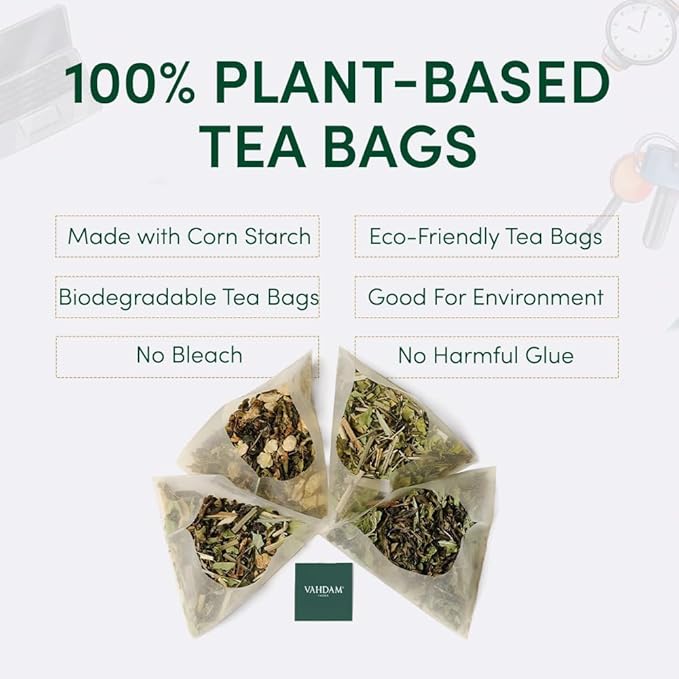 VAHDAM, Merry Christmas Tea Gift Set (9 Individually Wrapped Tea Bags) Limited Edition -Gluten Free, Non GMO | Christmas 2025 Gift Ideas | Christmas Gifts For Women 2025 & Christmas Gifts For Men 2025