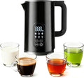 Electric Kettle with Temperature Control, 1.7L Cordless Kettle with 5 Presets, 2H Keep Warm, 304 Stainless Steel, BPA-Free, for Tea, Coffee & Baby Formula, Black