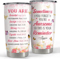 SANDJEST Inspirational Gifts for Women Tumbler 20oz Christian Gift Stainless Steel Insulated Coffee Travel Cup Mug Motivational Gift for Women Birthday Christmas